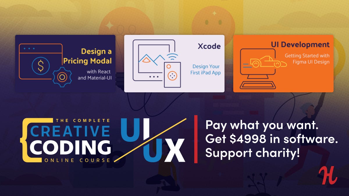 Complete Creative Coding UI / UX Online Course Bundle - Humble Bundle ...