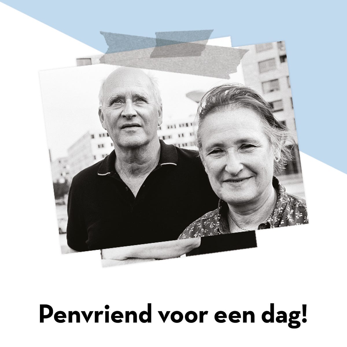 Herman Koch en Wanda Reisel voor één dag penvriend van Herman Koch en Wanda Reisel voor één dag penvriend van