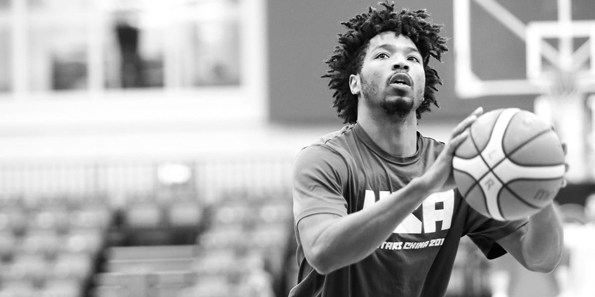 Player Focus Brandon Clark. American point guard Brandon Clark has