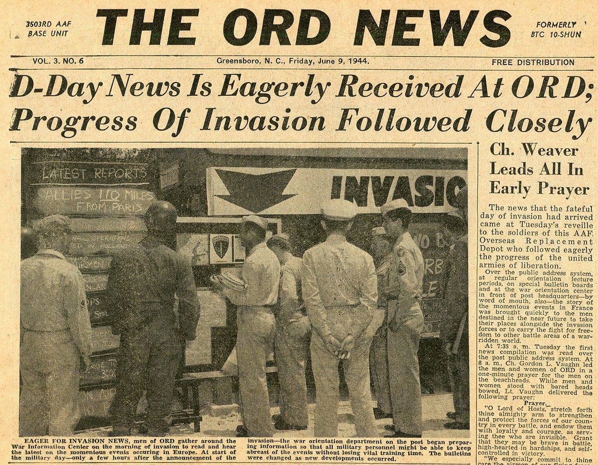 D Day At 75 Nc Military Bases Respond To Invasion Nc Stories Of