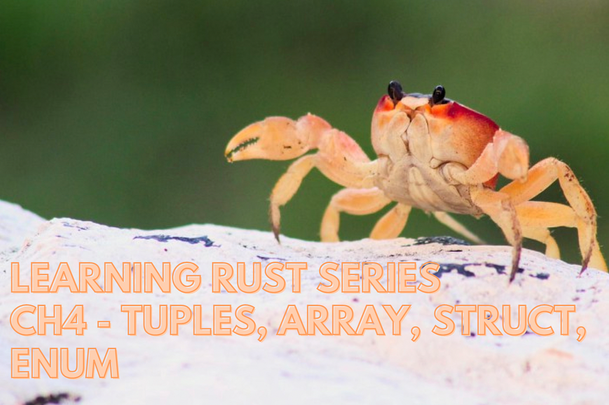 Learning Rust Series Ch4 Tuples Array Struct Enum By Harry Lau 