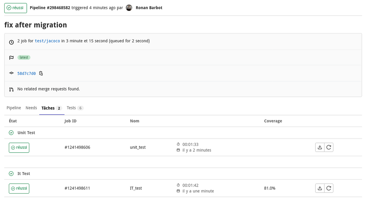 Manage tests and coverage in Gitlab-CI | by Ronan Barbot | Slickteam ...