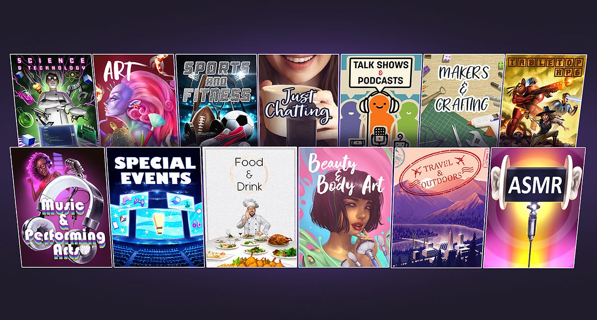 Twitch Kategorien Twitch Kategorien