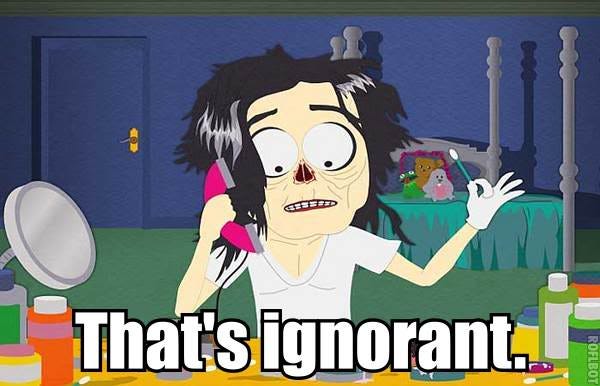 Michael Jackson on South Park "that's ignorant"