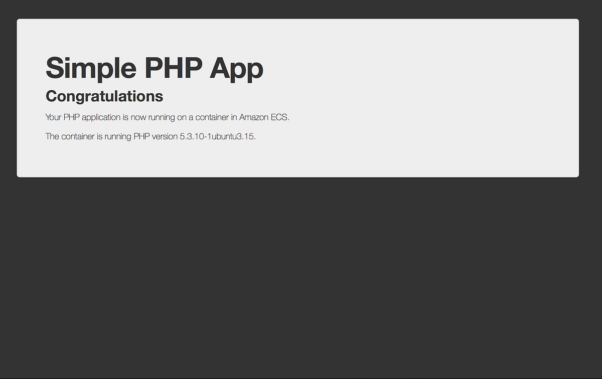 Amazon ECS using the CLI with Docker Compose by Stefano Sandrini Medium
