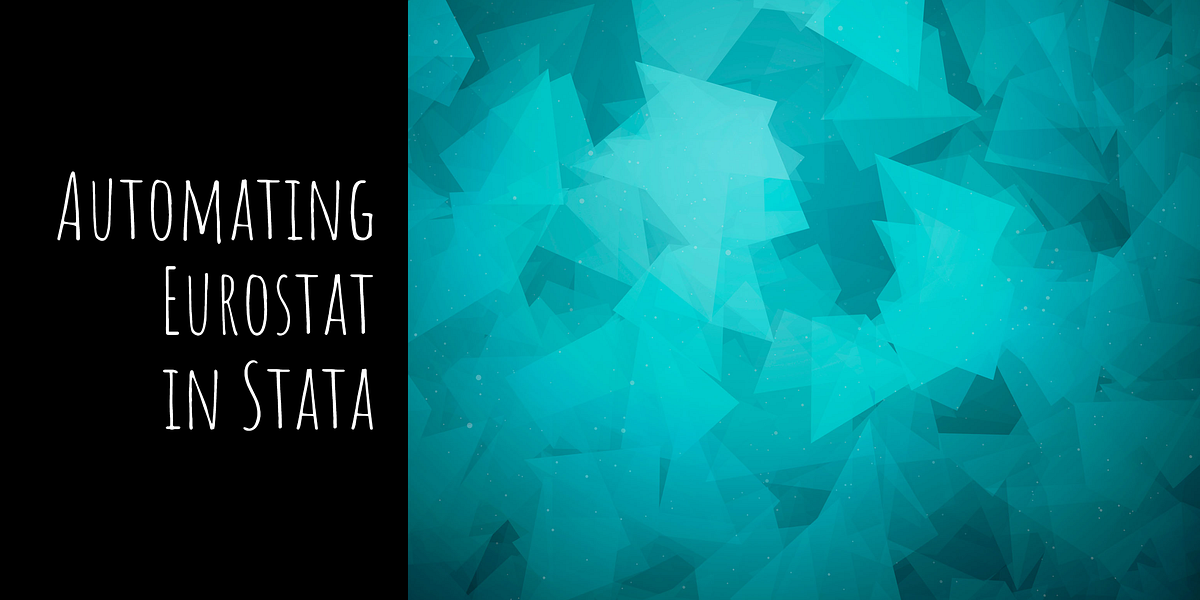 Automating Eurostat in Stata. Learn how to automate Eurostat datasets