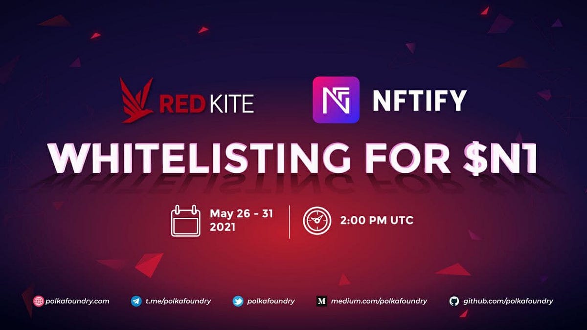 NFTify Whitelist on Red Kite Launchpad on June 4, 2021