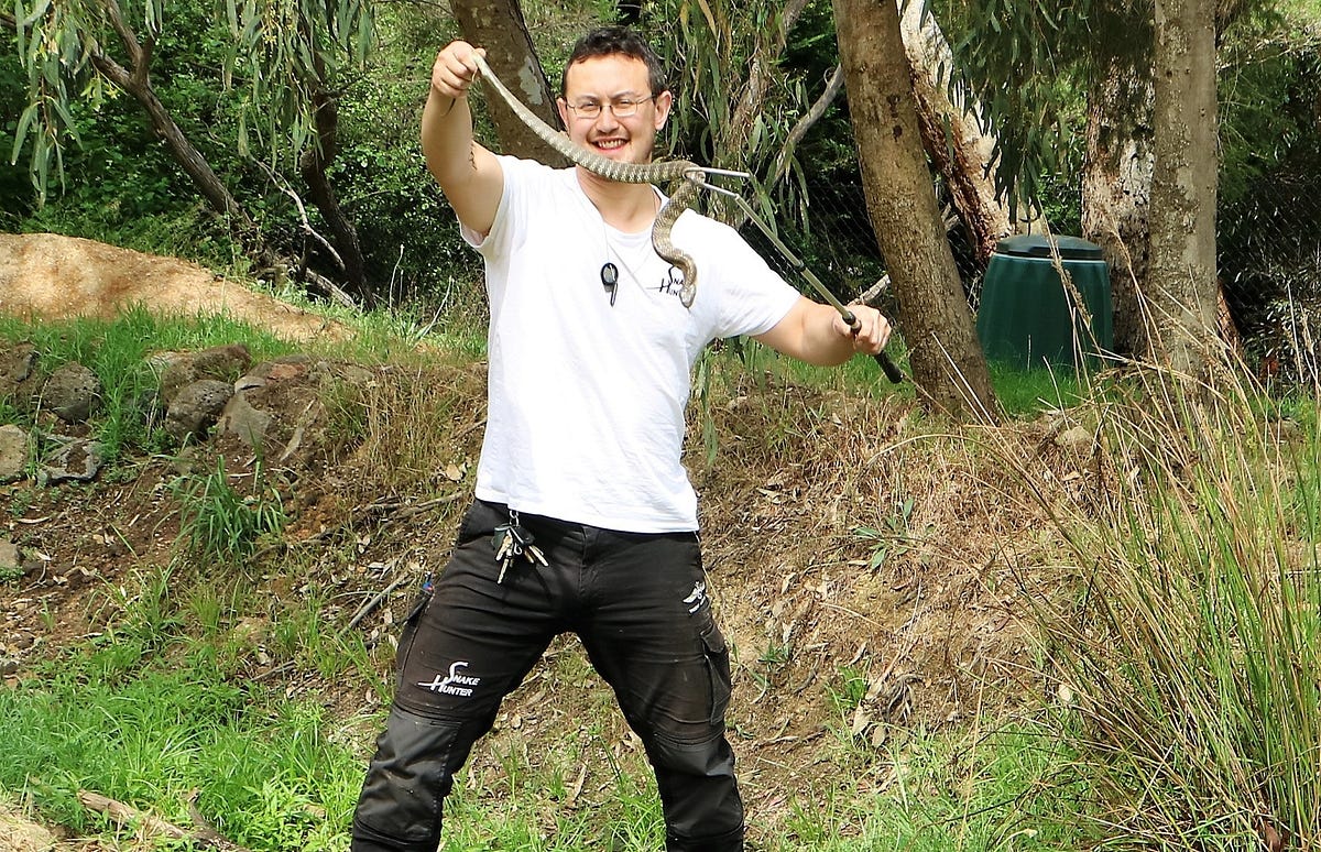 Trailing the Snake Catchers of Australia by The Snake Hunter Medium