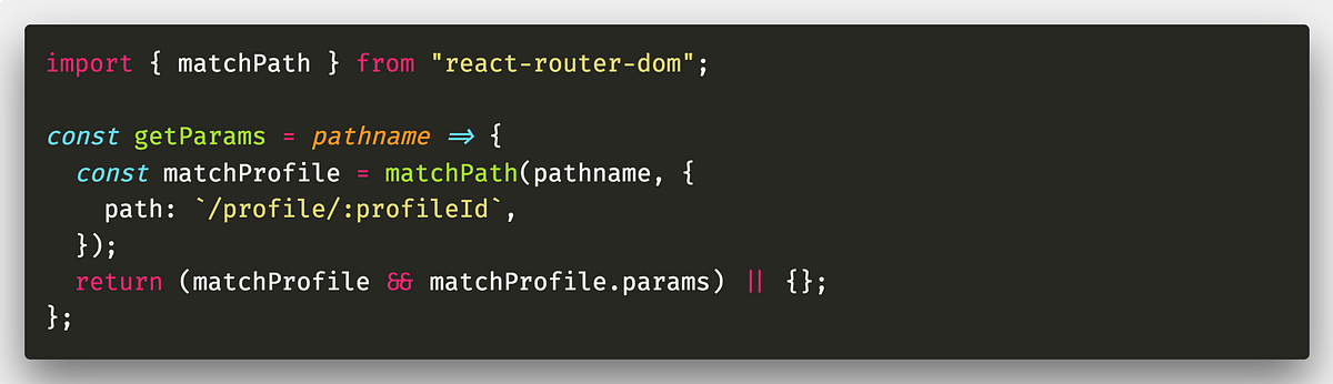 Use matchPath to Match Nested Route Paths in Parent Routes with React-Router  | by Jason Brown | codeburst