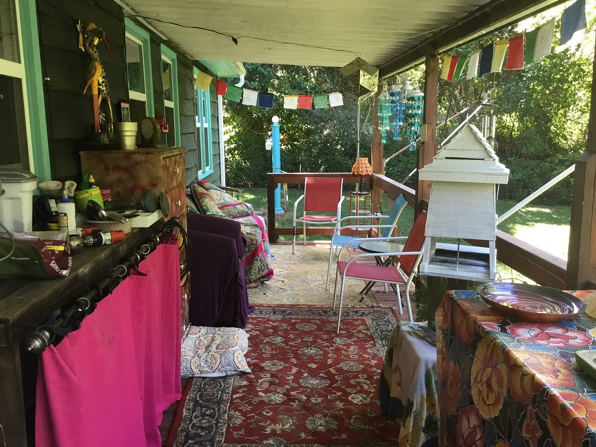 What Happens on the Porch. Stays on the porch by Victoria E. Medium