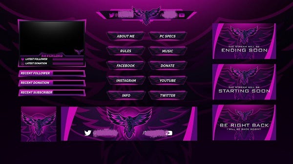 Top Trendy Free Twitch Overlay Maker, Artists, Designer ...