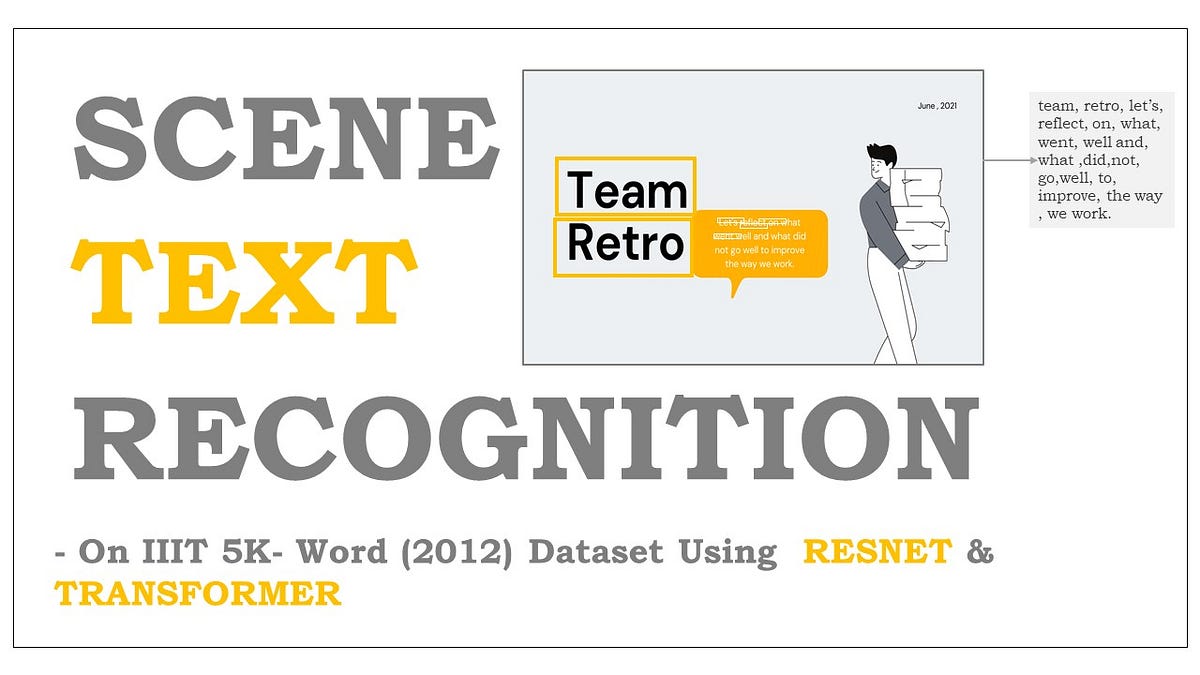 Scene Text Recognition Using ResNet And Transformer Ramsey Elbasheer 