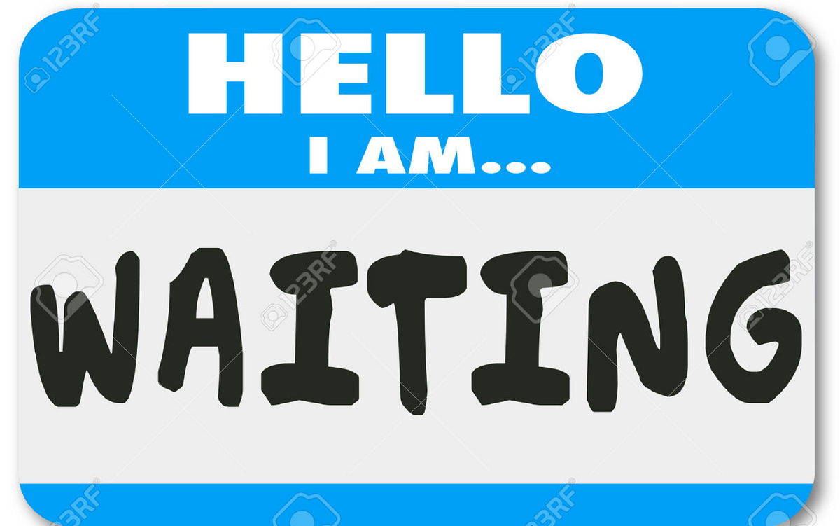 Hello...I am waiting. Hello!... I am waiting..... yes we are… by Treadmill Treats Medium