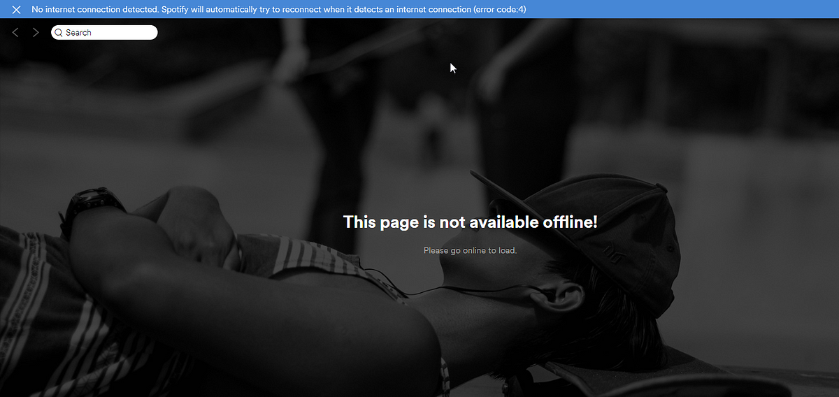 spotify please go online