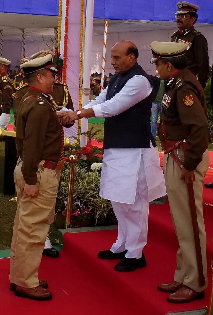 Igp Robin Hibu Gets Honoured With President Of India Distinguish