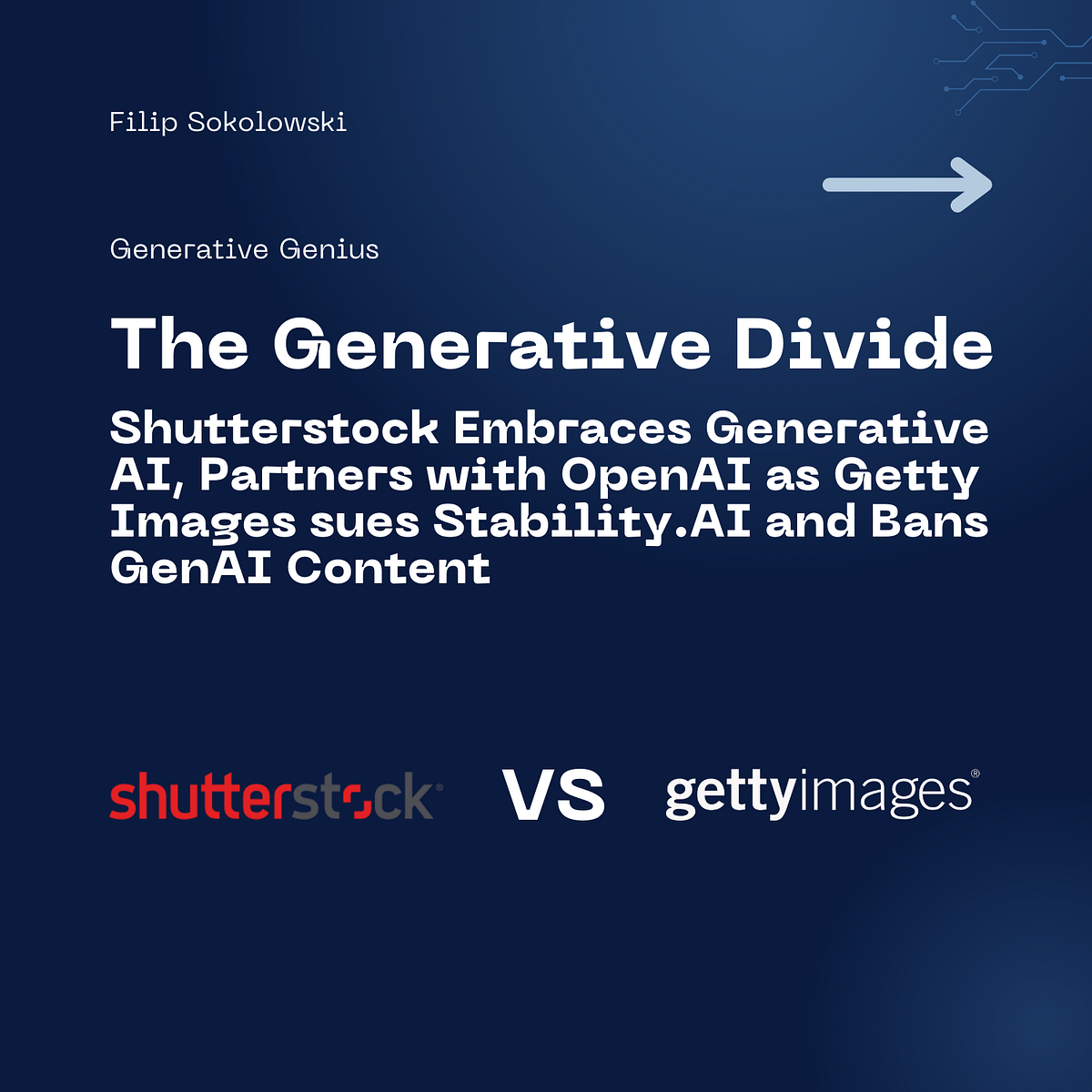 The Generative Divide Shutterstock and Getty Images’ Different