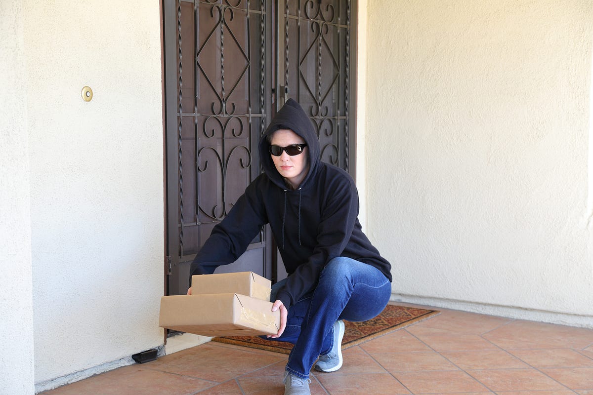 A Better Way to Get Rid of Porch Pirates. by Christina Szeman Mind