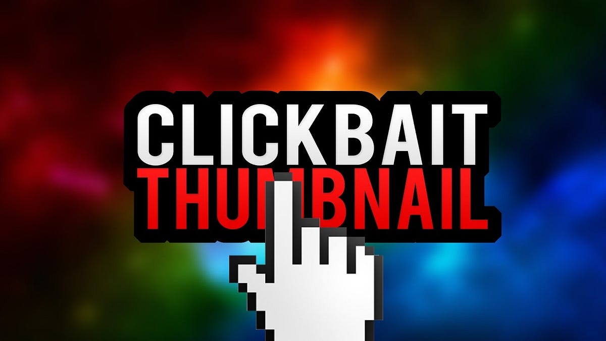 How To Make A Clickbait Thumbnail For YouTube Videos  by