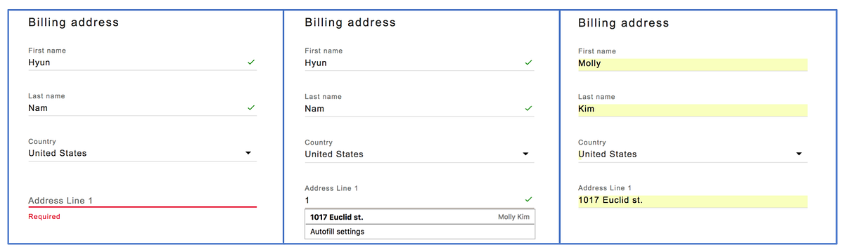 Everyday UI — Chrome Autofill. While Autofill saves us from the burden ...