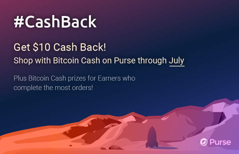 Cashback With Bitcoin Cash 10 Prizes Purse Blog - 