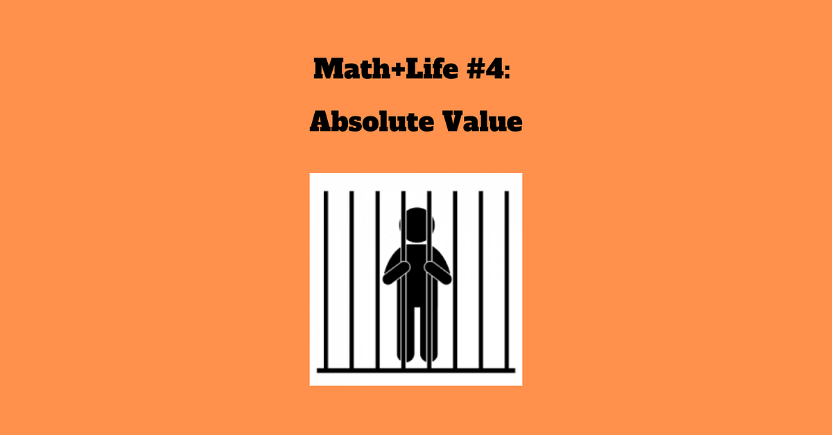 Absolute Value. Math+Life 4, September 7 ‘18 by Nikita Dhawan Math