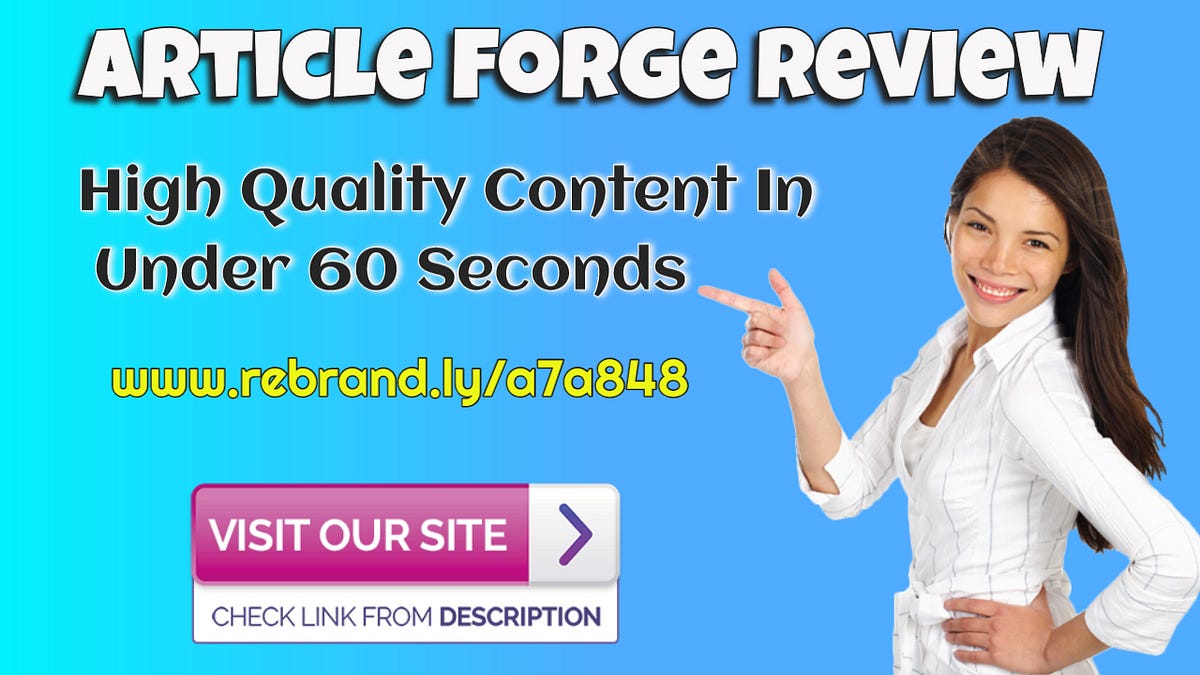 Article Forge 3.0 Review - How To Use Article Forge? Best Practices -  YouTube