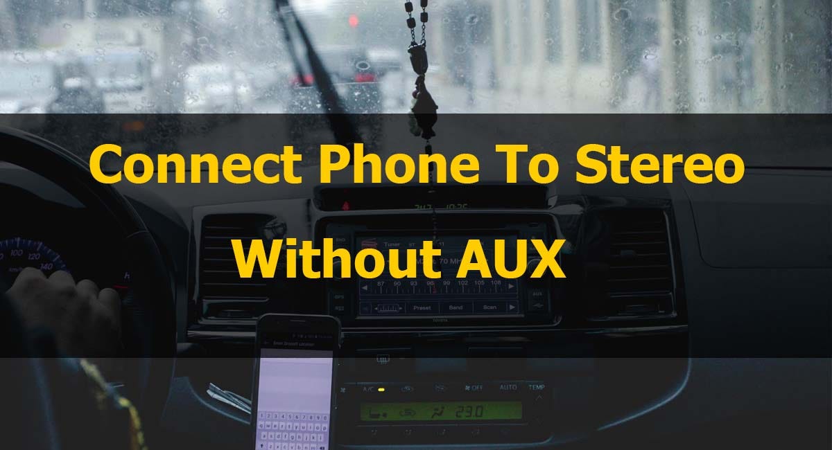 How does a phone connect to a car?