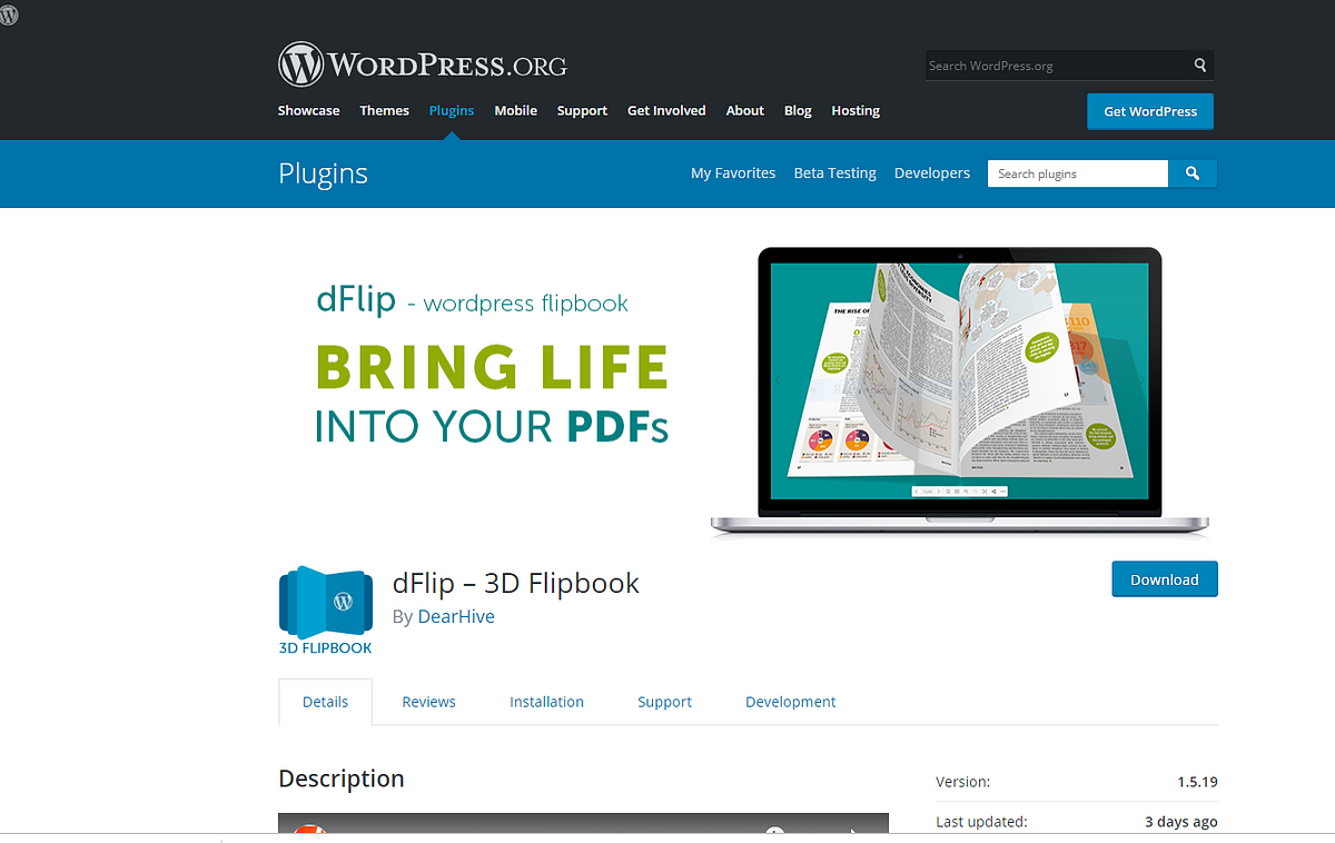 wordpress pdf flip book wordpress pdf flip book