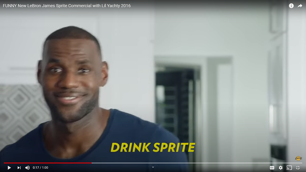 lebron james sprite