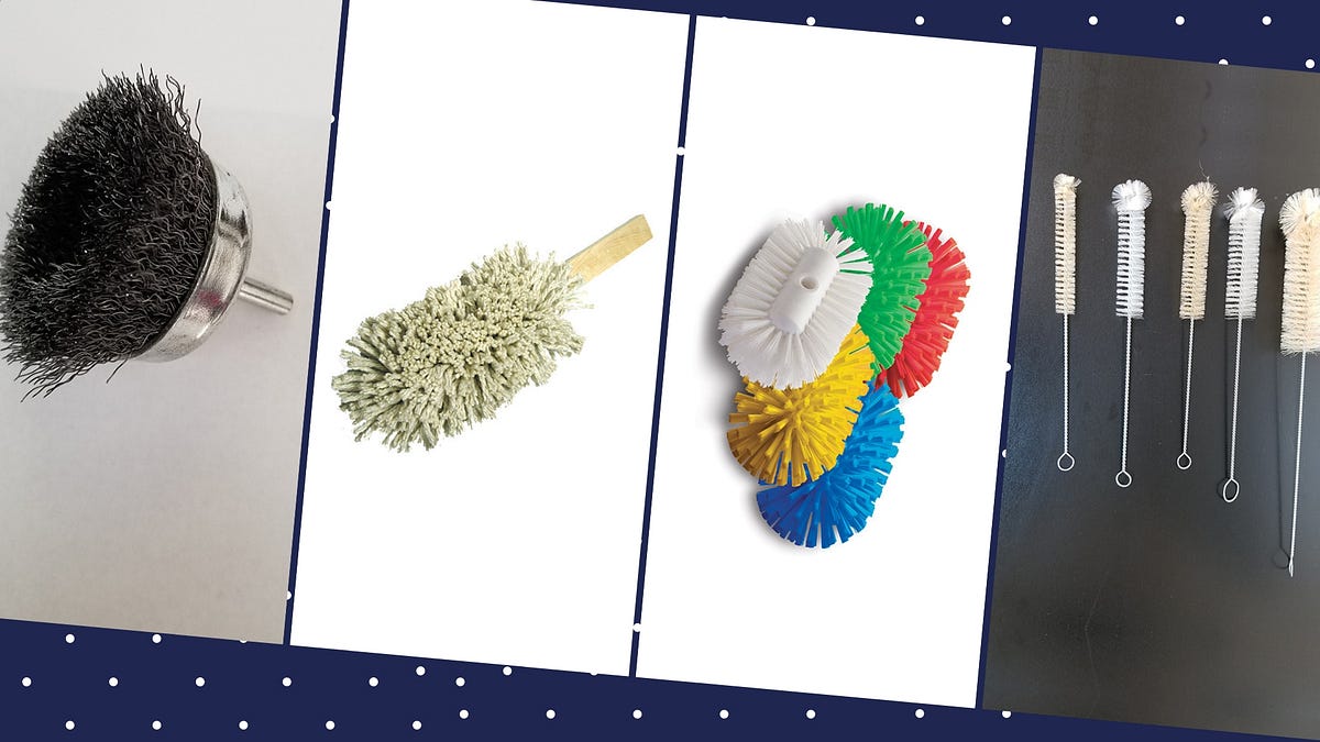 What Are The Types Of Cleaning Brushes? by Hight Brush Medium