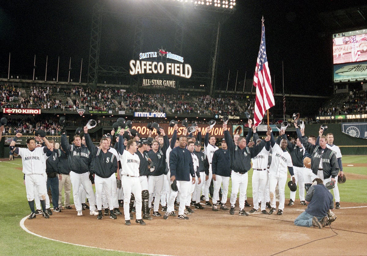 Classic Mariners Games Mariners Clinch 2001 AL West Title by
