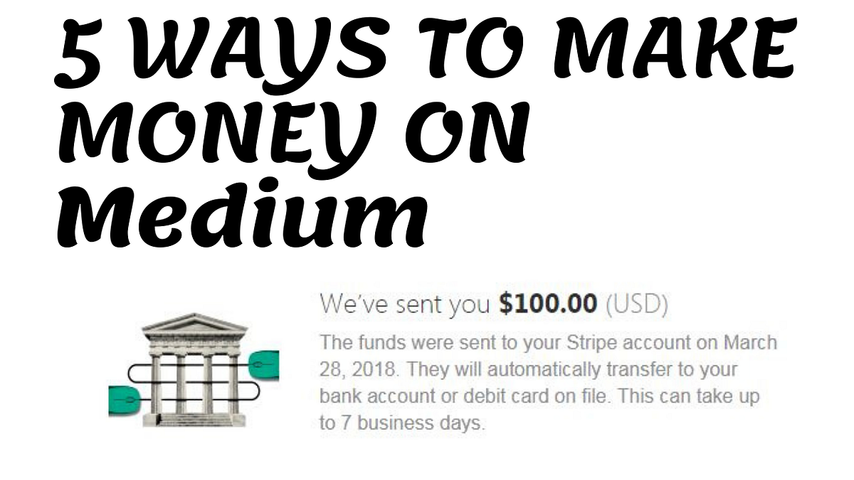 5 Ways To Make Money On Medium As a Writer - Menlo  