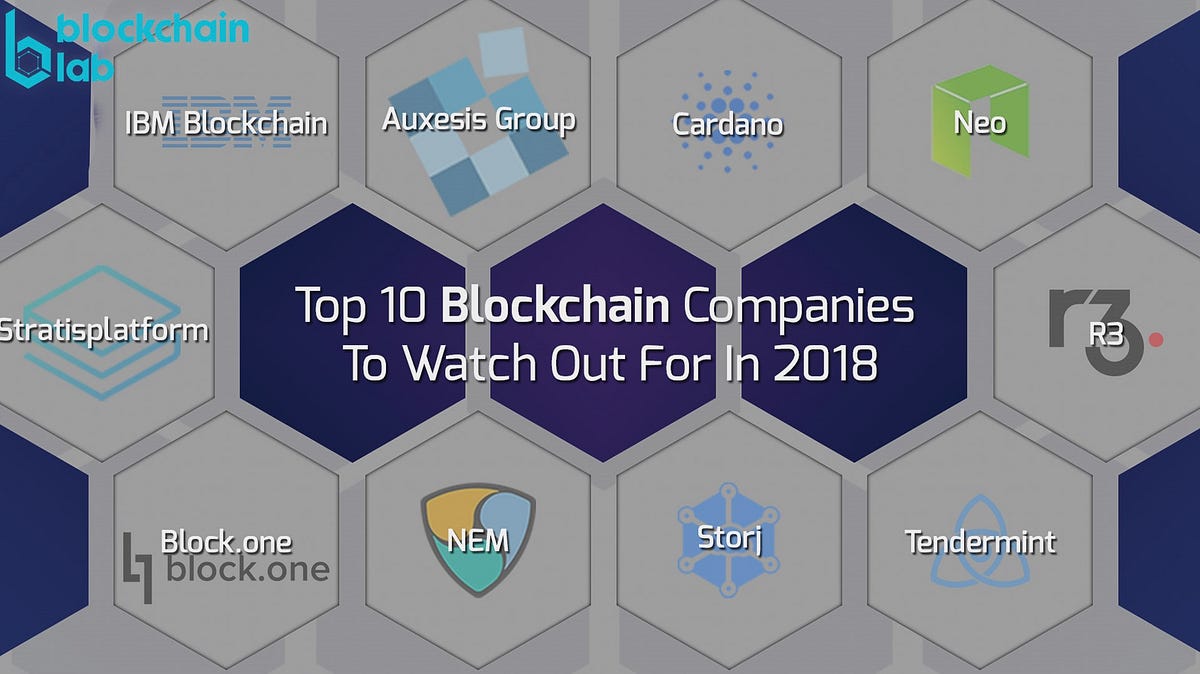 Top 10 Blockchain companies to watch out for in 2018 by Blockchain