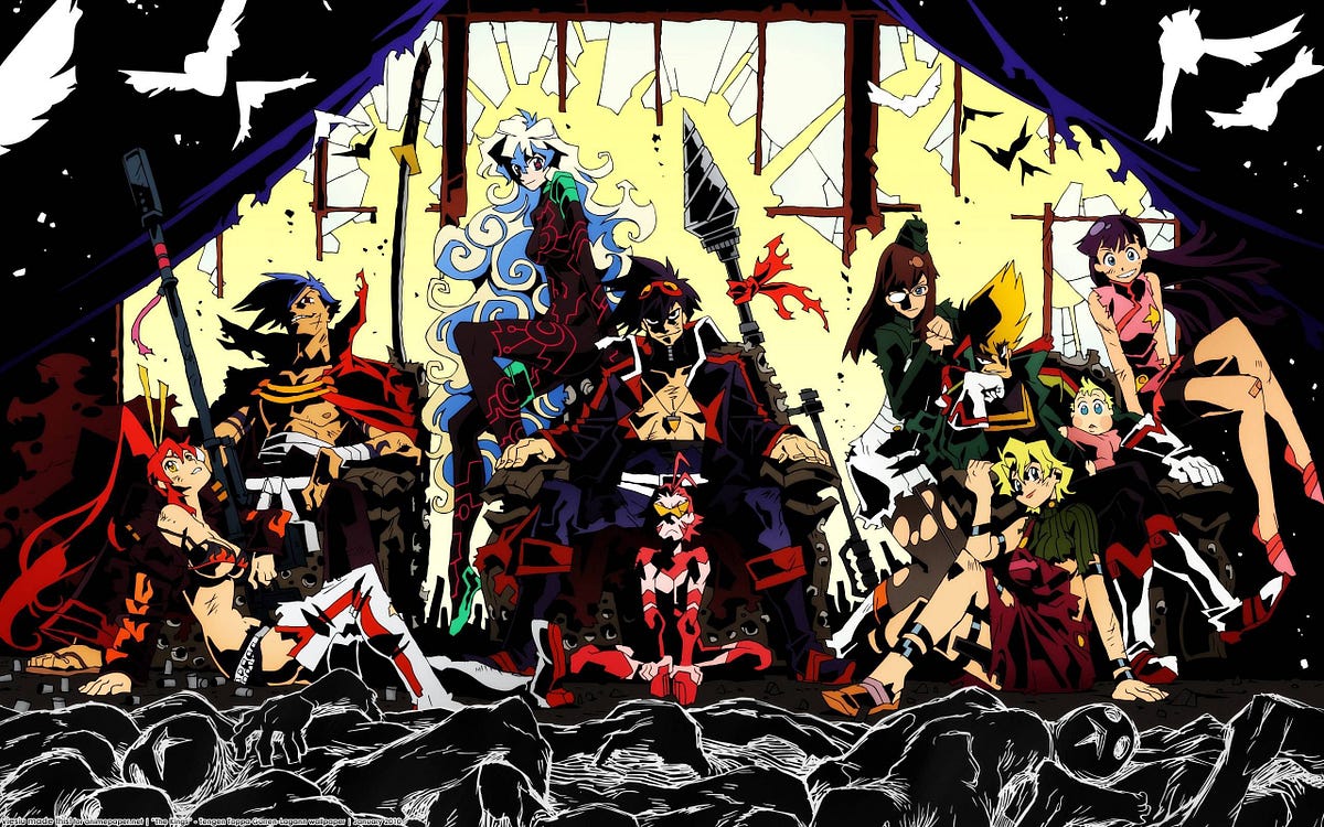 Why I love Gurren Lagann. I love Gurren Lagann. I love the huge… by