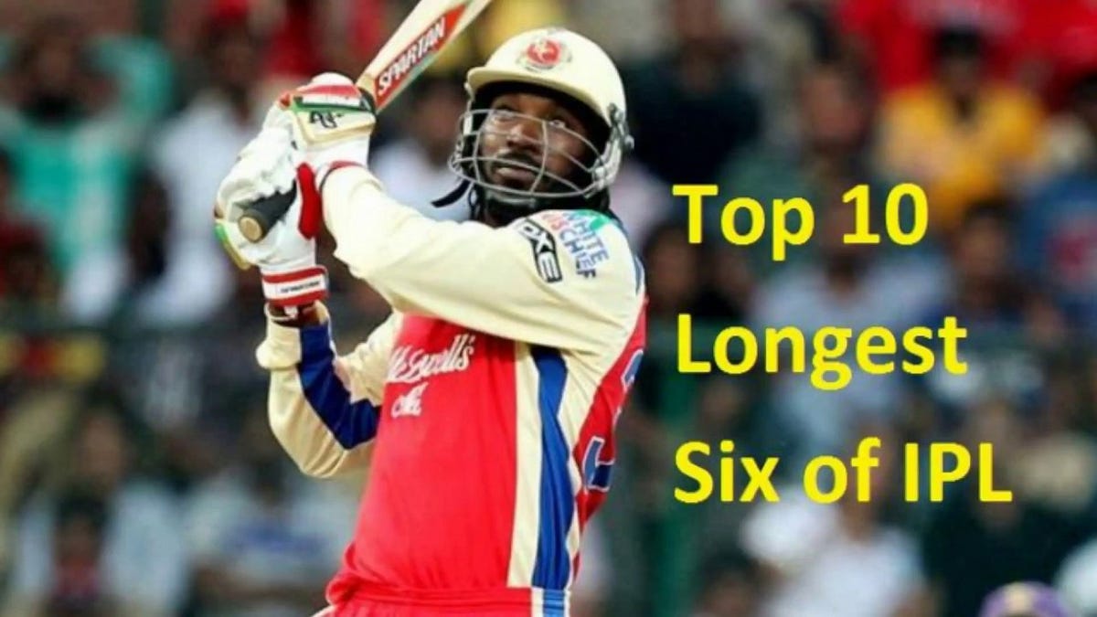 Top 10 Longest Sixes In Ipl T20 History 20082018 - 