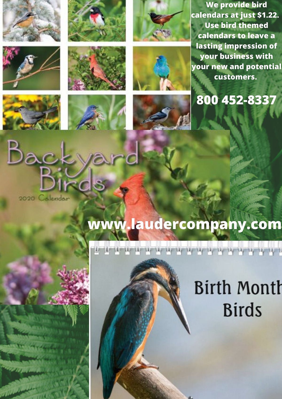 Bird Calendars. Help your business soar by advertising… by Lauder
