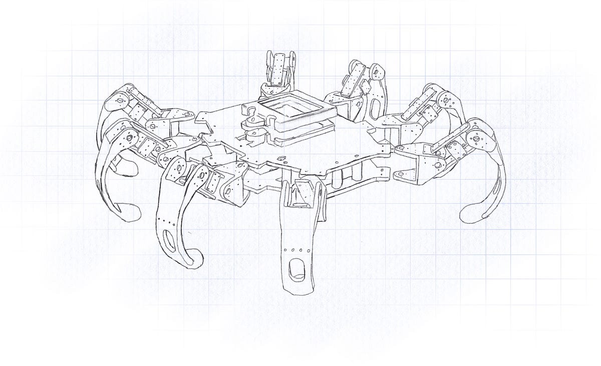 Building a robotic spider. Start to finish of the physical build. | by Adam  Purdie | Medium