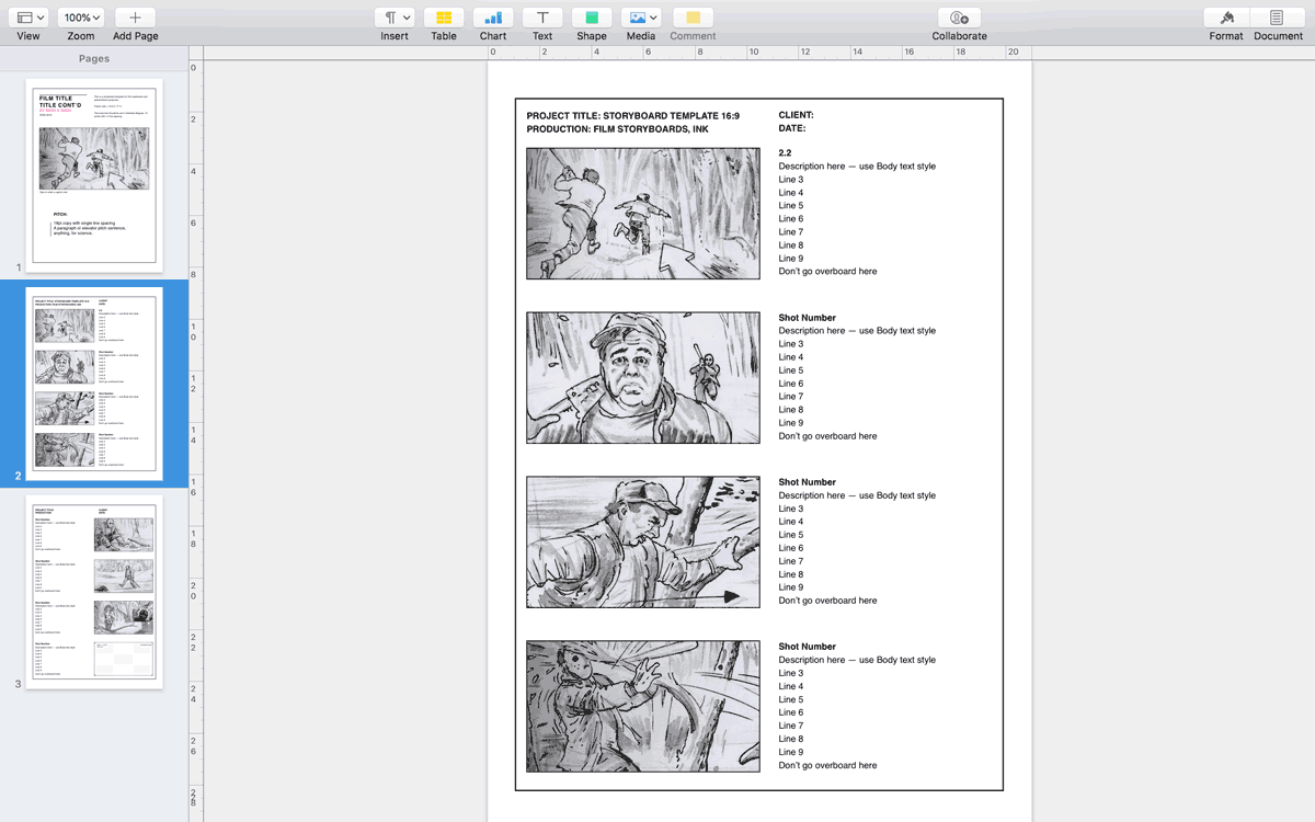 Pages