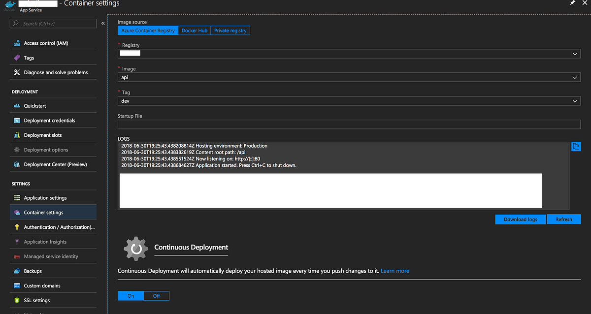 How To Automate Updating Docker Container In Azure By Sergii Bielskyi