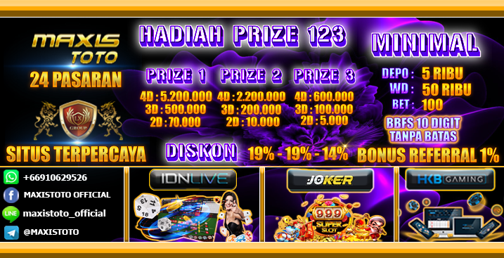 Bandar Togel Diskon Terbesar Maxistoto Berhadiah 3 Prize By Bandartogelindonesia Jan 2021 Medium