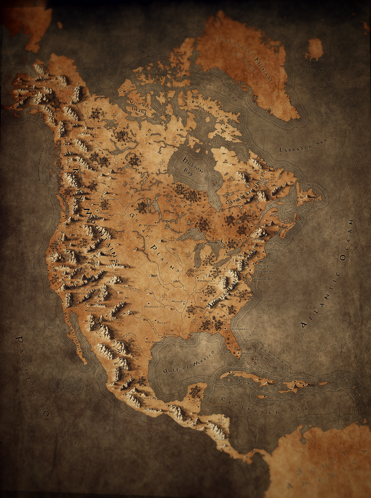 Fantasy Map of North America — Breakdown | by Callum Ogden | Medium