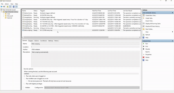 Automate your Python Scripts with Task Scheduler | by Vincent Tatan |  Towards Data Science