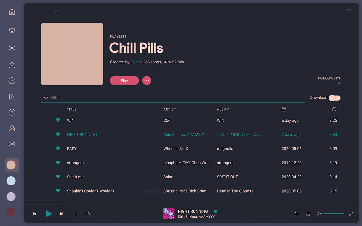 Changing theme of the Spotify app on desktop | by Amit Gujar | Sep