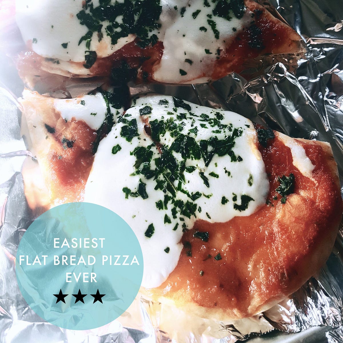 Easiest Flatbread Pizza Ever. There is nothing I love more than an