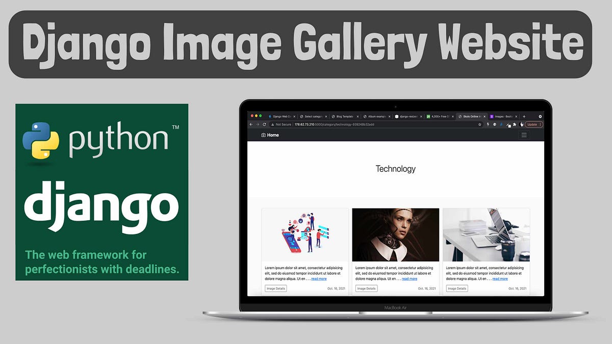 How to Create a Django Image Gallery Website in 2 Hours | by Skolo ...