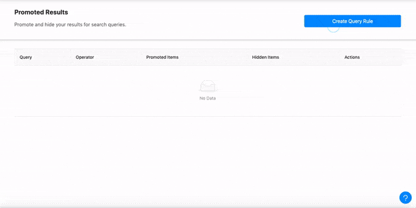 Appbase.io Dashboard: Query Rules