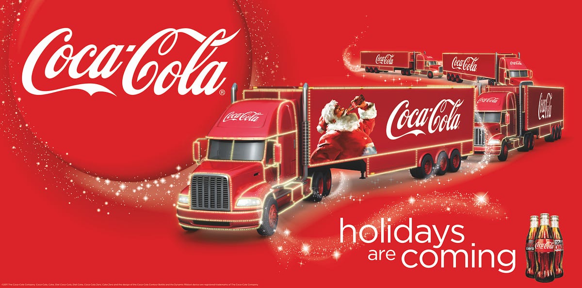Poster story christmas tickets Holidays are coming: The Coca Cola Christmas branding story… | by Stewart Hodgson | Medium