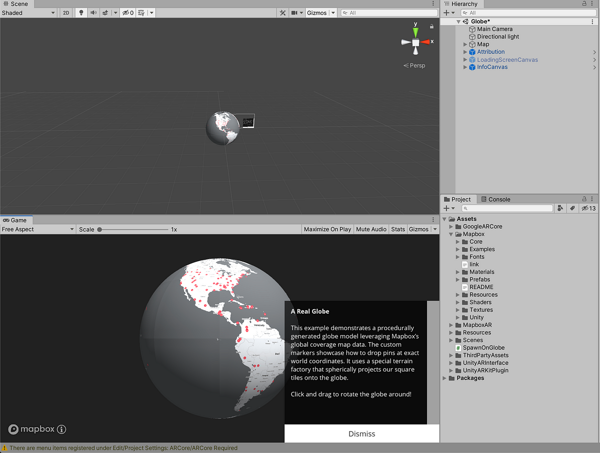 AR Book Map Part 3. Connecting Mapbox & Unity | By Tess Stevens | Medium