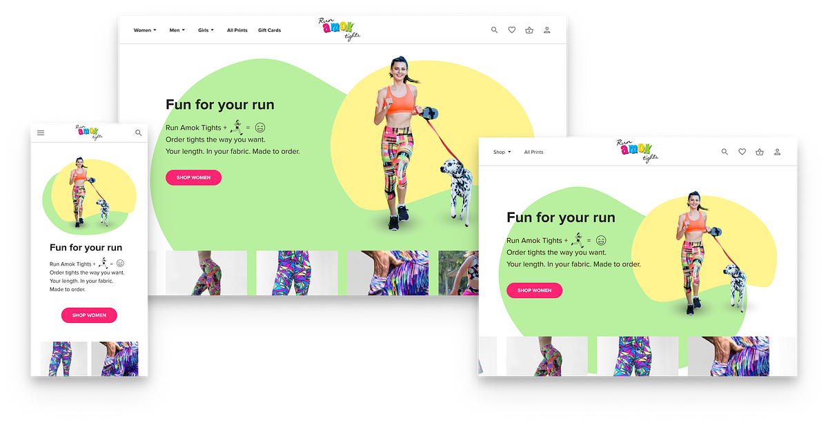 Runamok tights Clearance