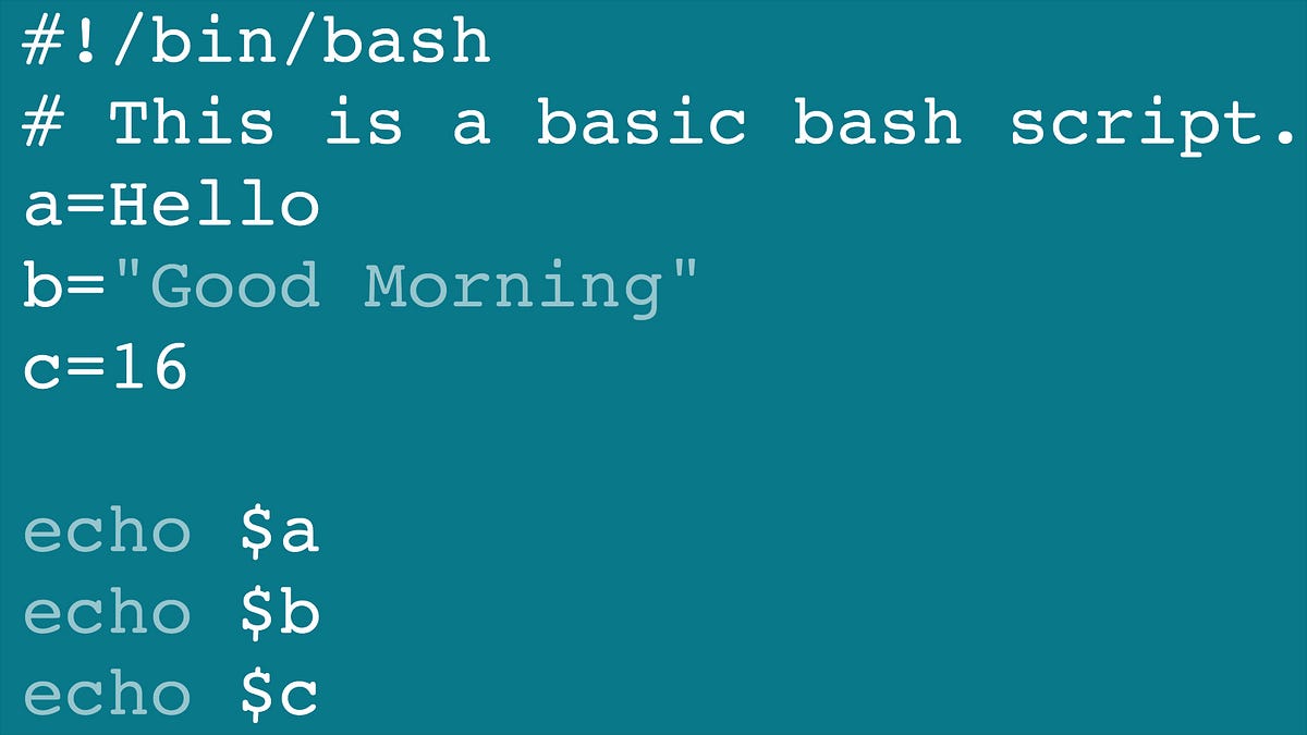 unix shell scripting basics